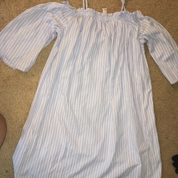 Blue & White striped Forever 21 dress - Picture 5 of 6